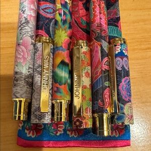 Johnny Was Multicolor Pen Set with Case